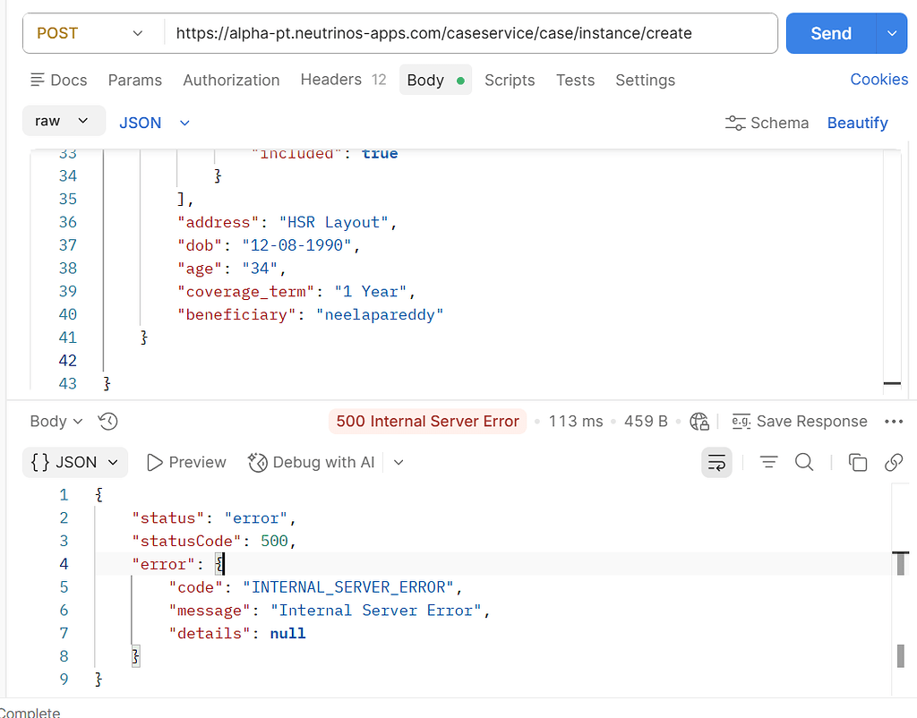 Case creation API - Not working - Training, Academy & Certifications ...